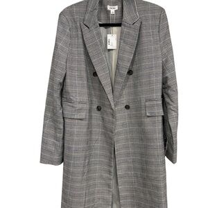 HEMS Gray Checkered Women's Blazer